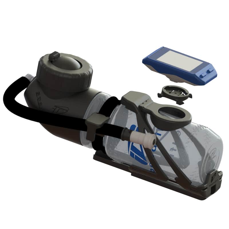 Between The Arms Hands-Free Hydration System with Refill Port Speedfil A2 Bicycle Water Bottle